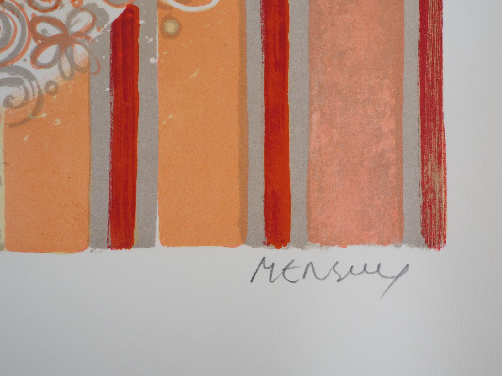 Frederic Menguywoman With Fruits   Original Lithograph Handsigned Numbered1972 photo 229.0
