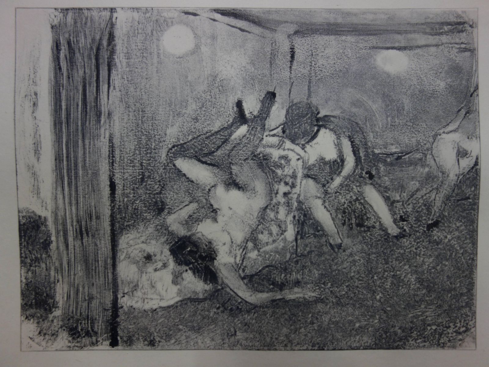 (After) Edgar Degaswhorehouse Scene : The Drunk Prostitutes   Original Etching1935