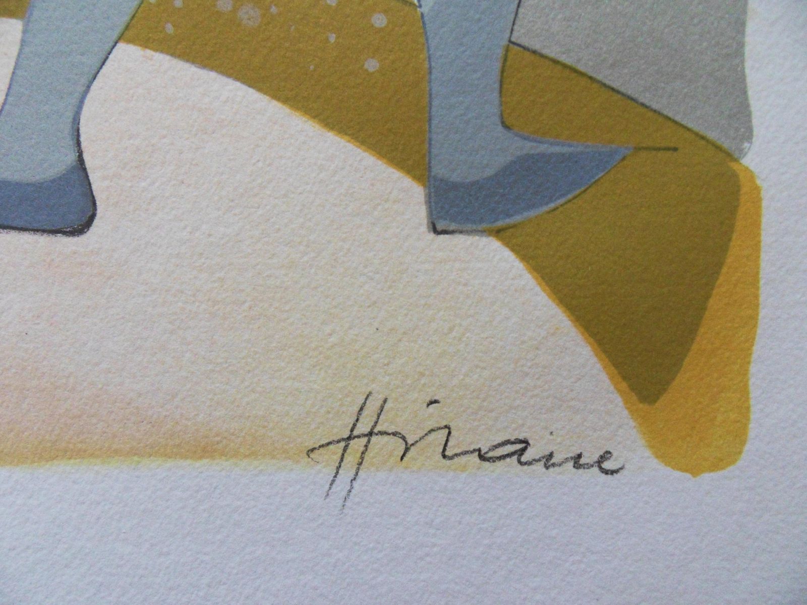 Camille Hilairecircus : The Musician Clown   Original Handsigned Lithograph1974 photo Art