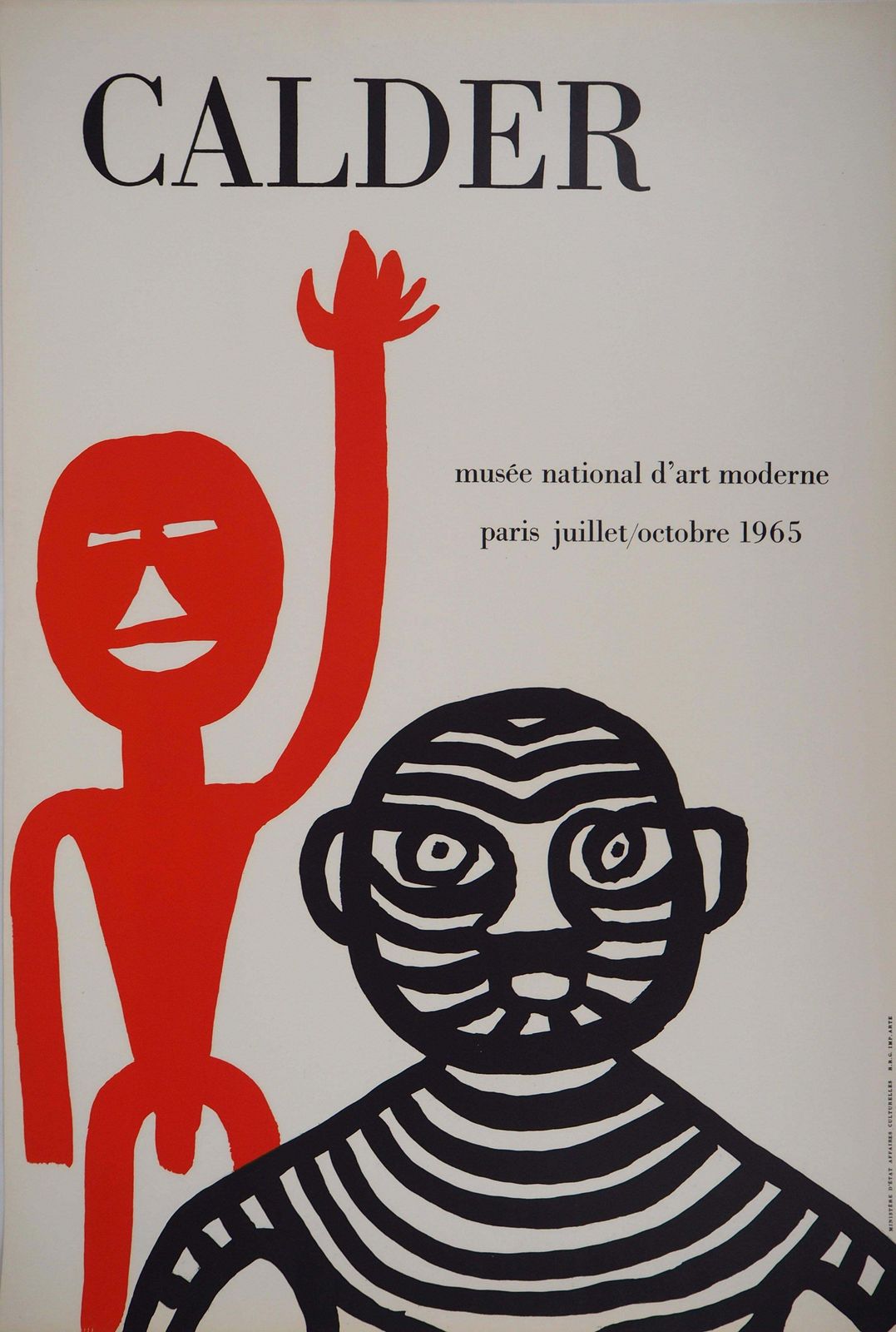 Tiger Man And Red Man   Lithograph, 1965 #Maeght1965