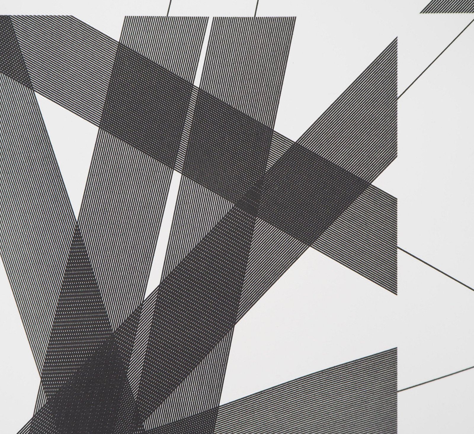 Francois Morelletop Art : Geometrical Abstraction   Original Etching With Aquatint2006 photo Art
