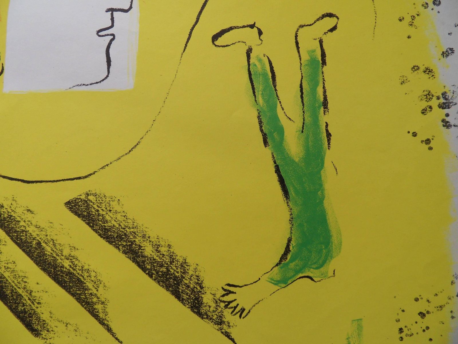 (After) Marc Chagallyellow Dream   Original Lithograph Poster   Mourlot 19691969 photo Art