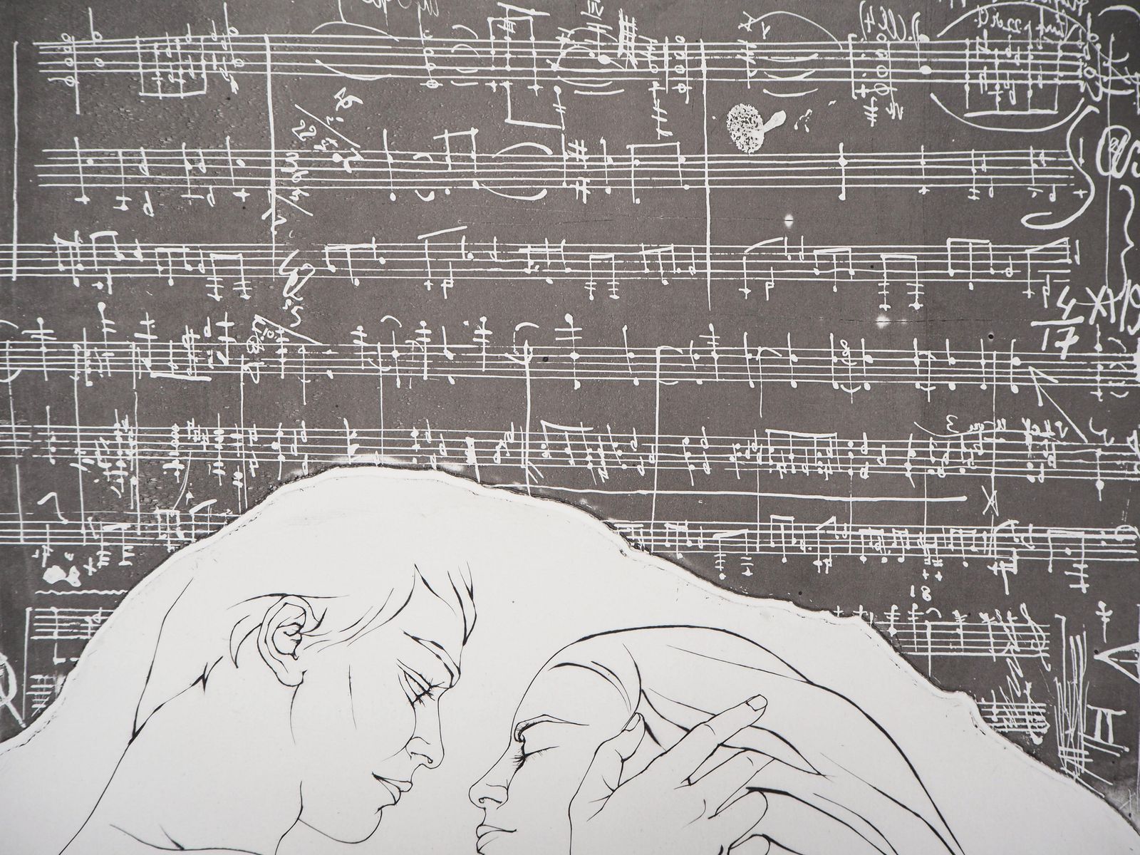 Pierre Yves Trémoispierre Yves Trémois :  Harmony   Original Handsigned Etching, 19681968 photo 340.0