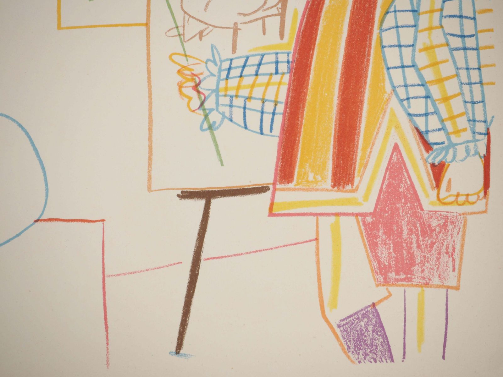 Pablo Picassocomédie Humaine : The King's Muse   Lithograph (Mourlot)1954 photo vinterior