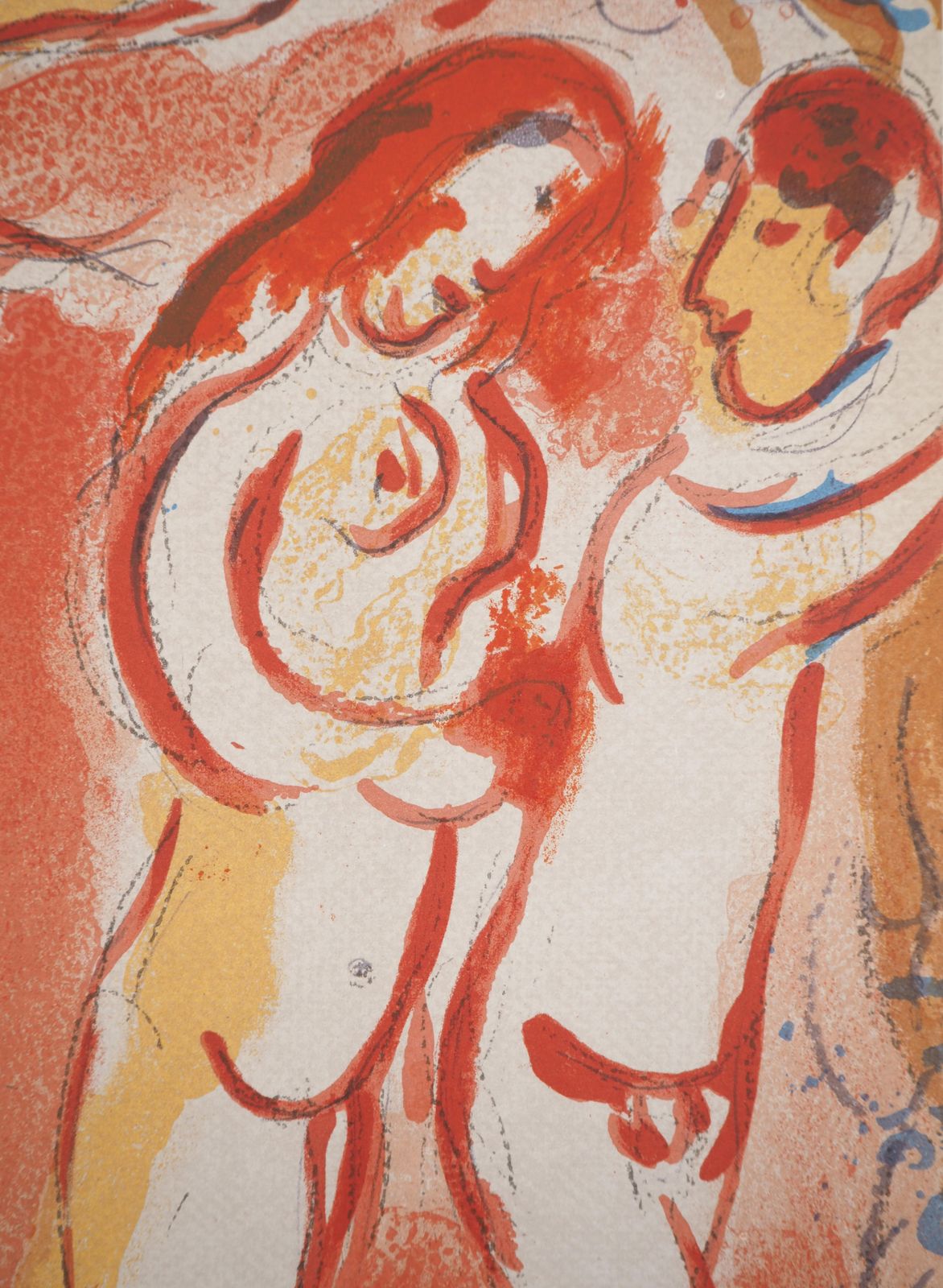 Marc Chagallthe Bible : Adam And Eve Banished From Paradise   Original Lithograph1960 photo buy