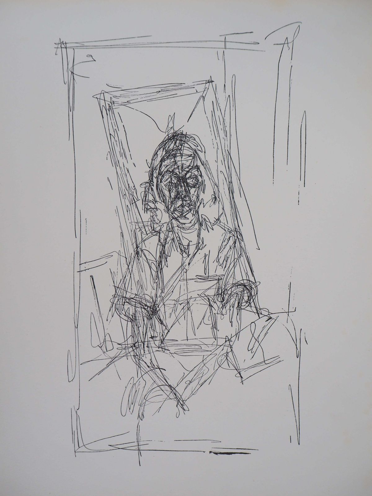 Alberto Giacomettimother   Original Lithograph, 19561956 photo furniture
