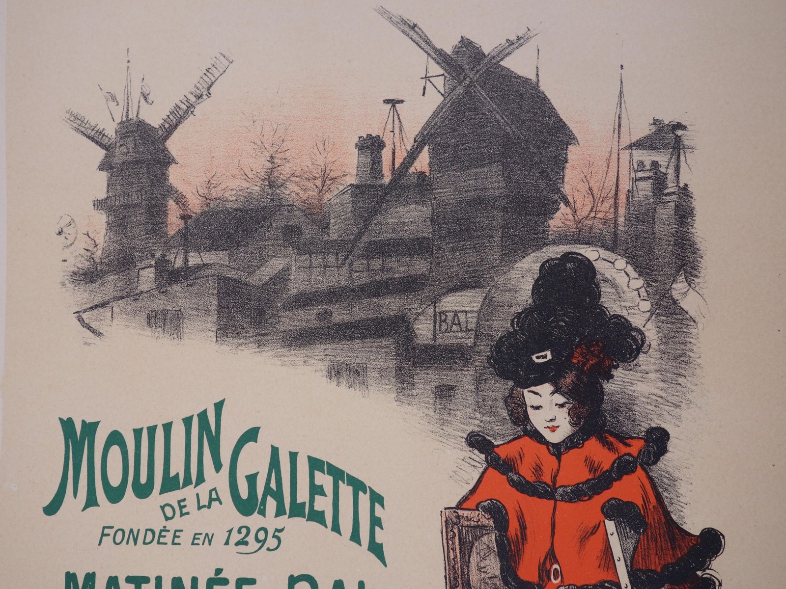 Auguste Roedelmontmartre : Moulin De La Galette   Lithograph (Les Maîtres De L'affiche), 18971897 photo buy