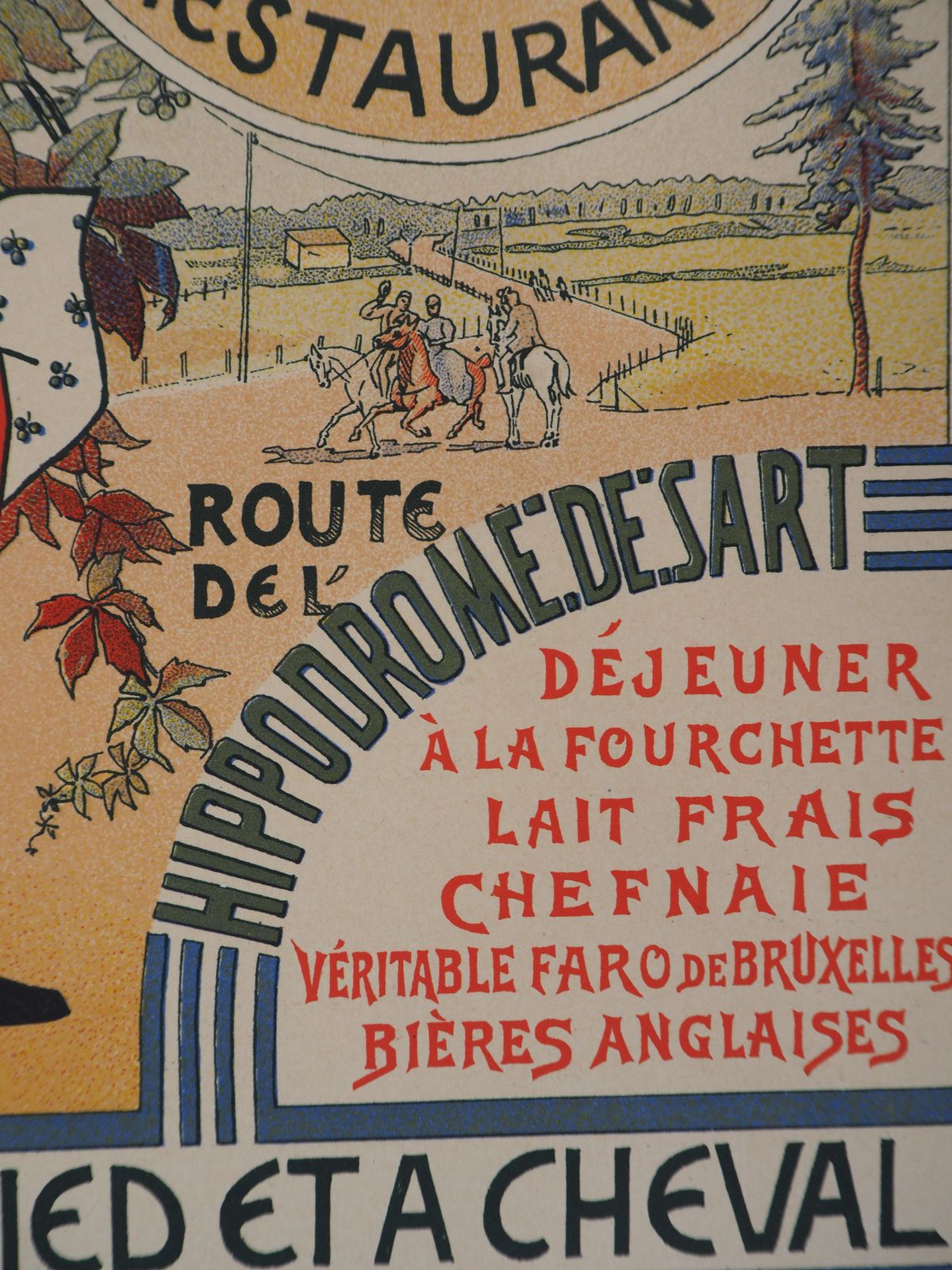 Edouard Duyck & Adolphe Crespinwaitress Bringing Belgian Beer   Lithograph (Les Maîtres De L'affiche), 18951895 photo buy