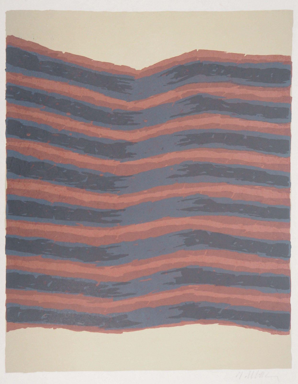 Raoul Ubaccrisscrossed Road  Handsigned Original Lithograph