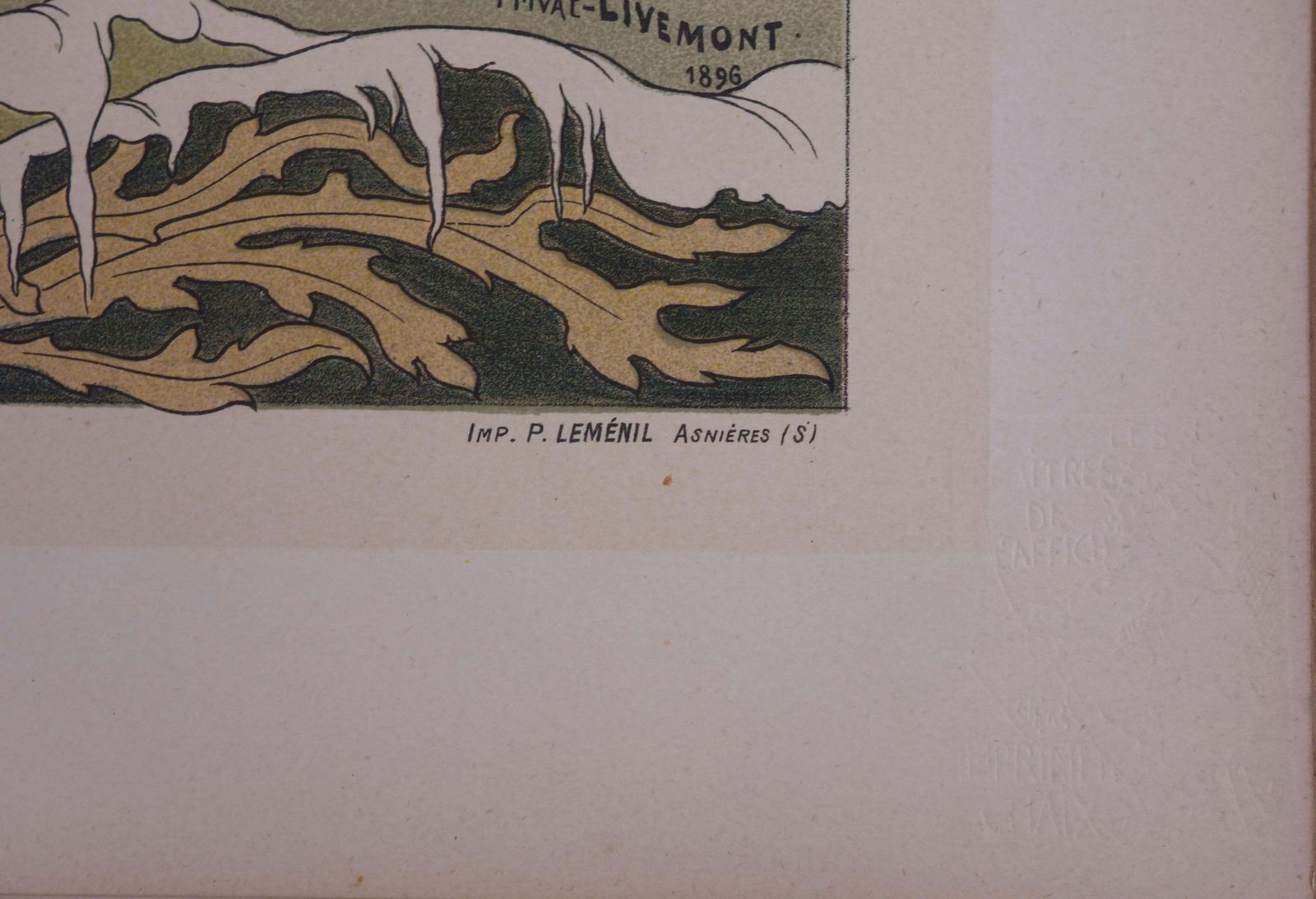 Henri Privat Livemontnormandy, Cabourg   Lithograph (Les Maîtres De L'affiche), Imprimerie Chaix 18971897 photo vinterior