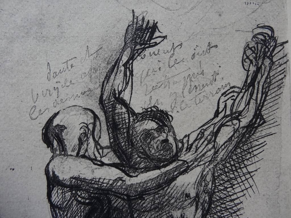 Auguste Rodindante & Virgilus   Etching, (Ed. Goupil, 1897)1897 photo Art