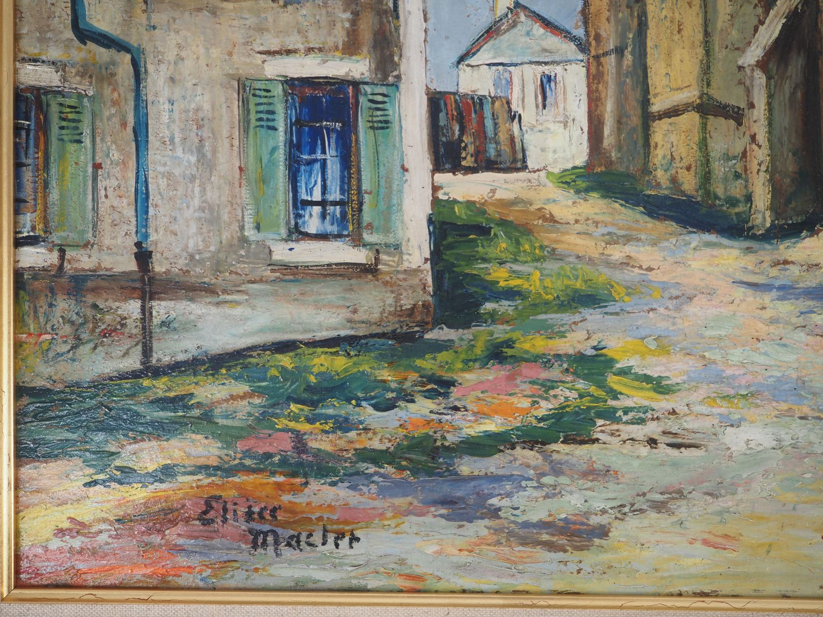 élisée Macletnormandy : The Old Roman Church   Original Oil On Panel   Signed (Cottel #217) photo buy