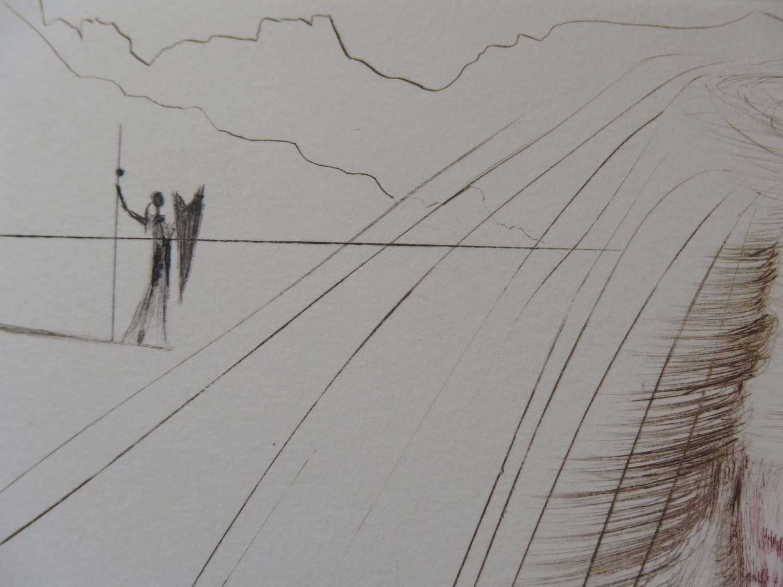 La Reine Avait Bliaut De Sole ("The Queen With Silk Tunic"), Etching, Handsigned1970 photo 850.0