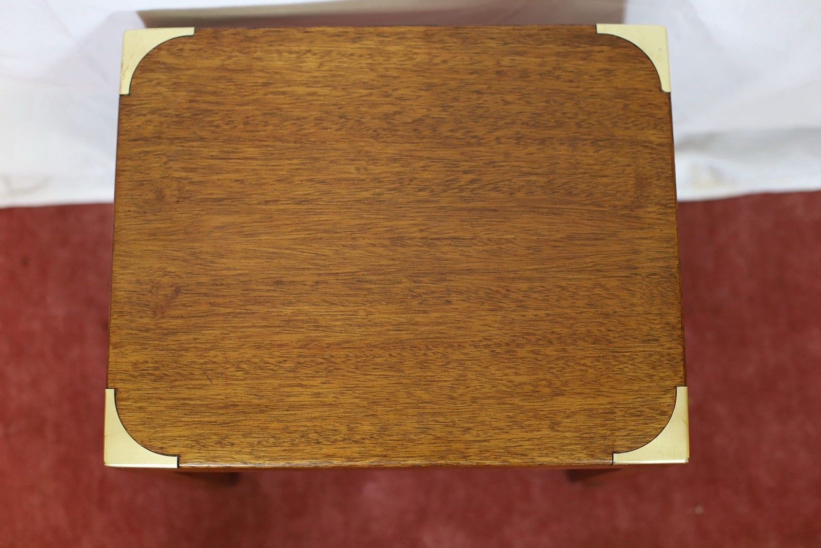photo vintage Lovely Campaign Style Nest Of Three Tables