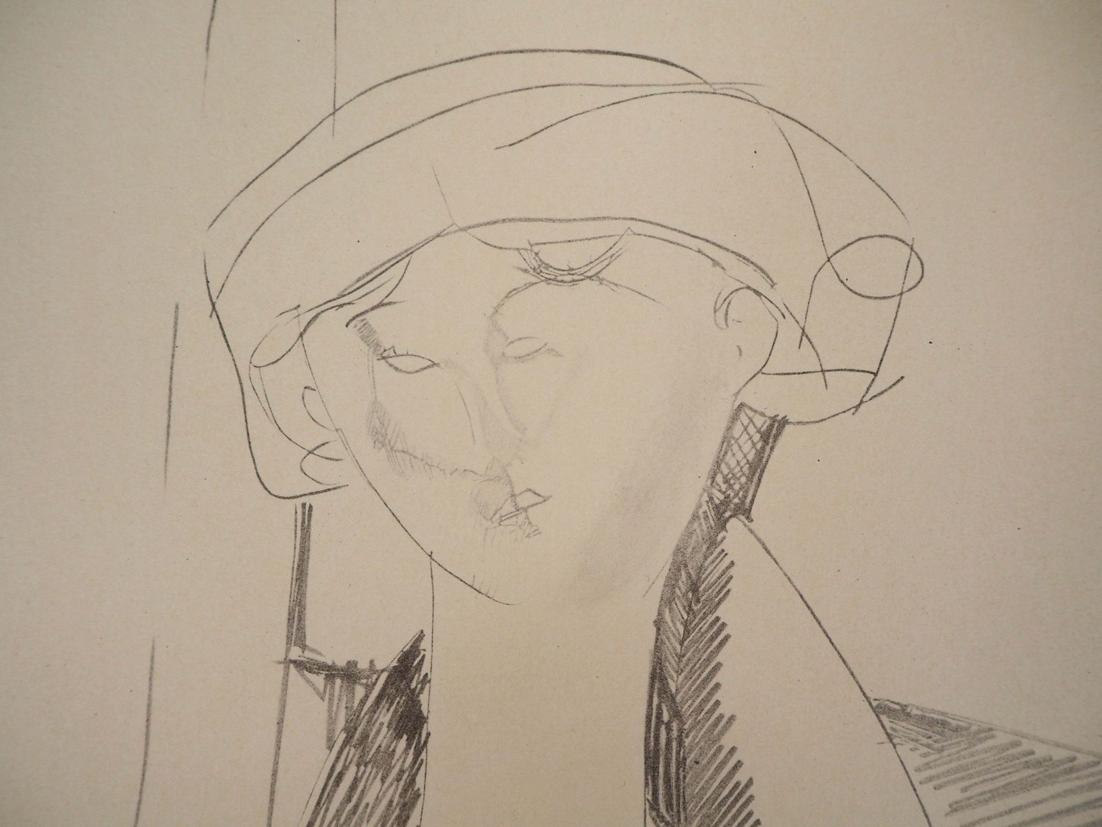 The Poet, Young Woman   Lithograph Signed In The Plate (Leda 1960) photo for sale