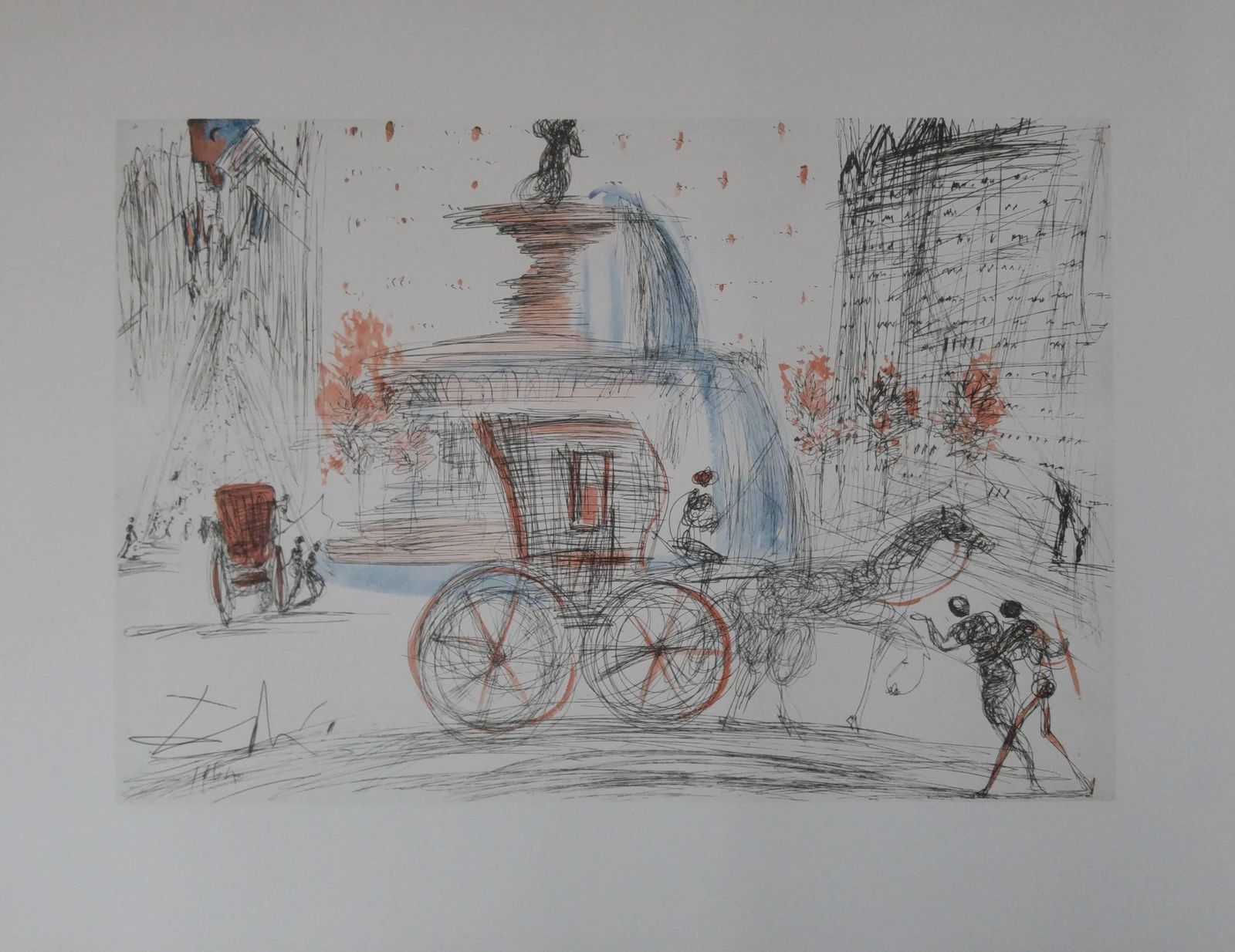 (After) Salvador Dalinew York City Suite : Plaza   Lithograph   Circa 19811981