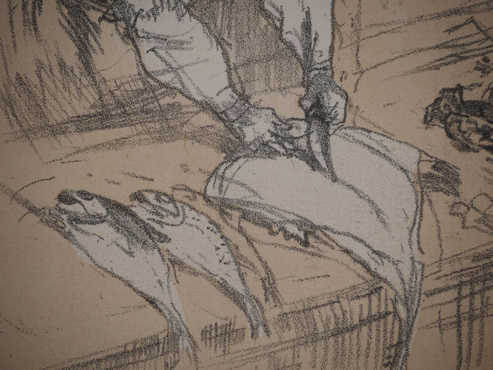 Henri De Toulouse Lautrecshort Joys (Fish Seller And Don Quixote)   Original Lithograph (Witrock #232)1925 photo 1275.0