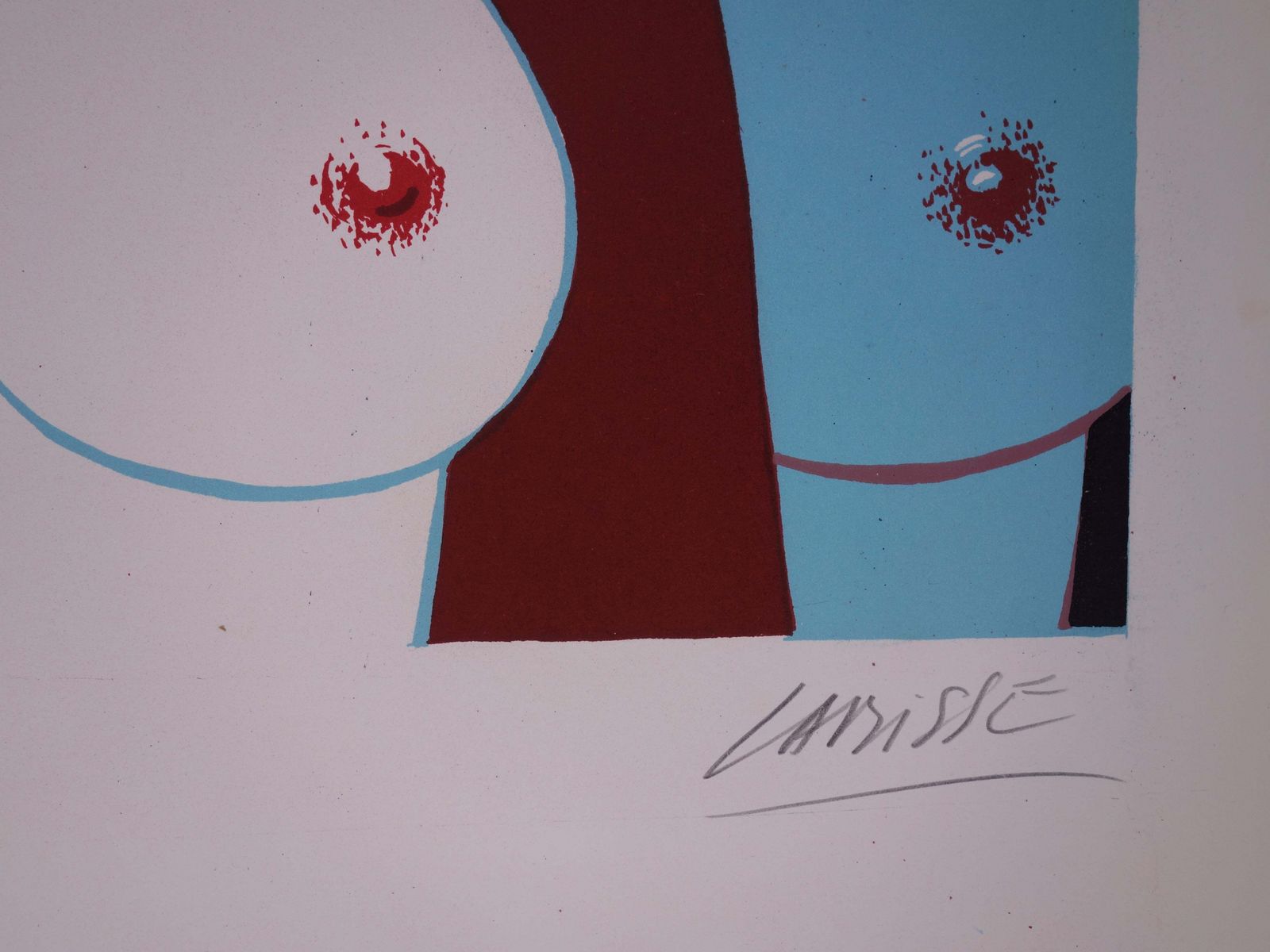 Felix Labissethree Nudes   Original Handsigned Lithograph   100 Ex (Mourlot)1976 photo furniture