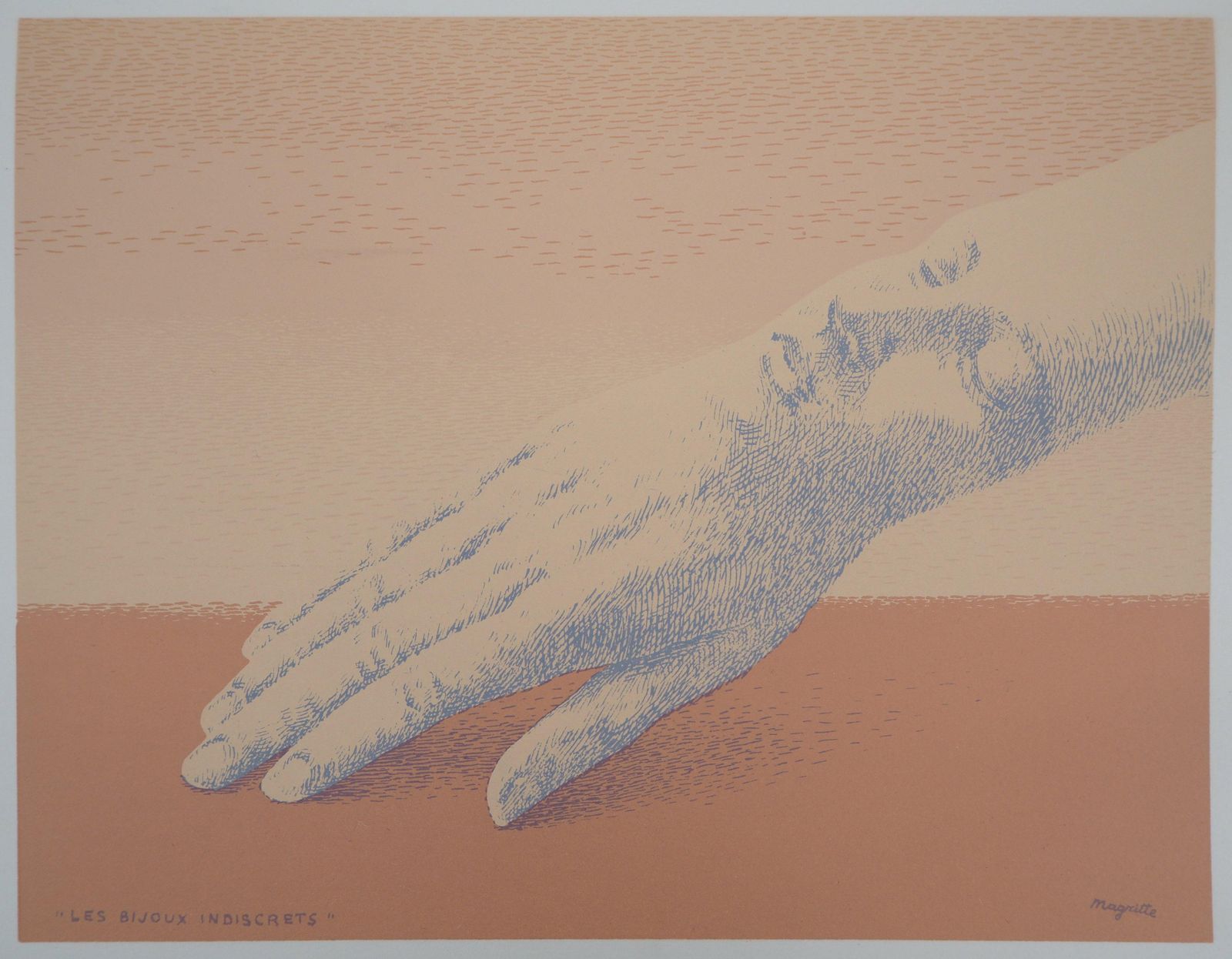 René Magritteindiscrete Jewels (Les Bijoux Indiscrets)   Original Lithograph [Catalog #3]1975 photo for sale
