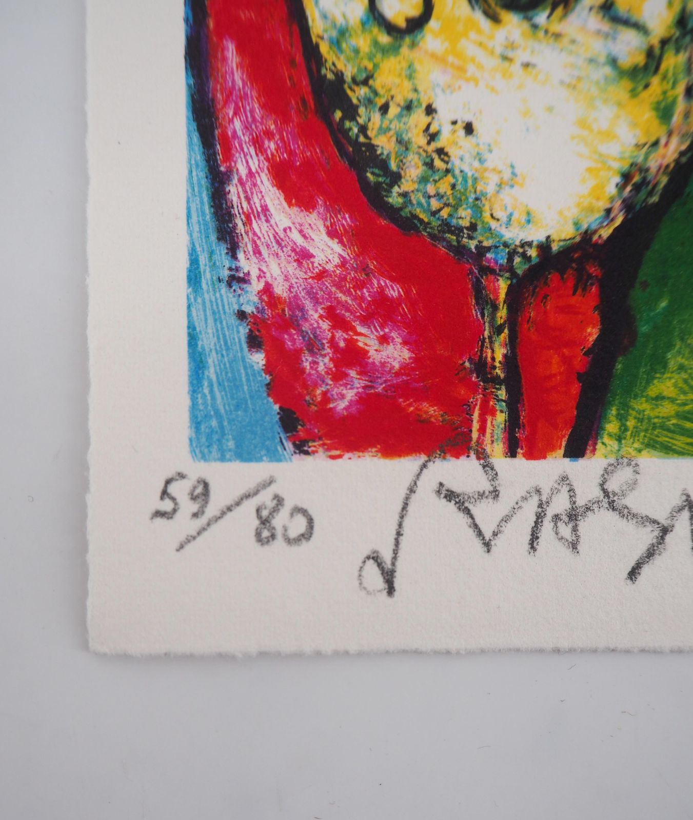 Alain Raya Sorkinethe Music Band   Original Signed Lithograph   80 Ex photo Art