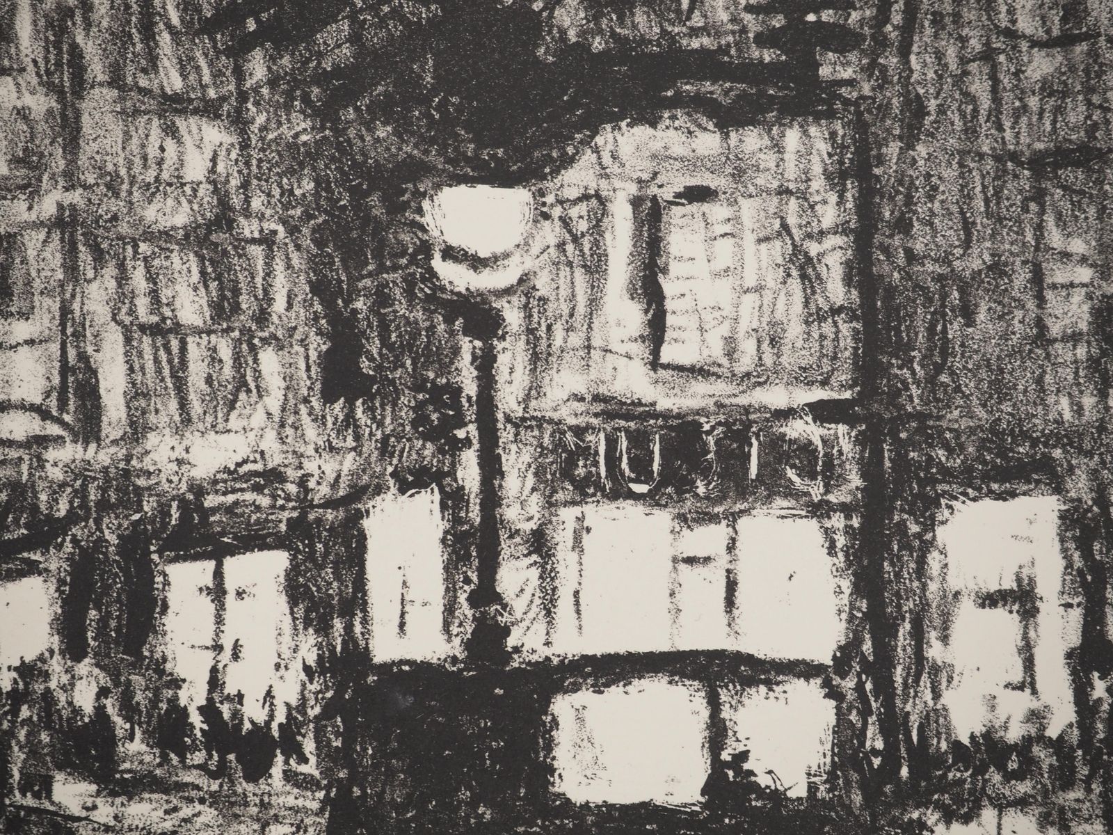 Pierre Bonnardon The Street Of Paris   Original Lithograph 1927 photo for sale