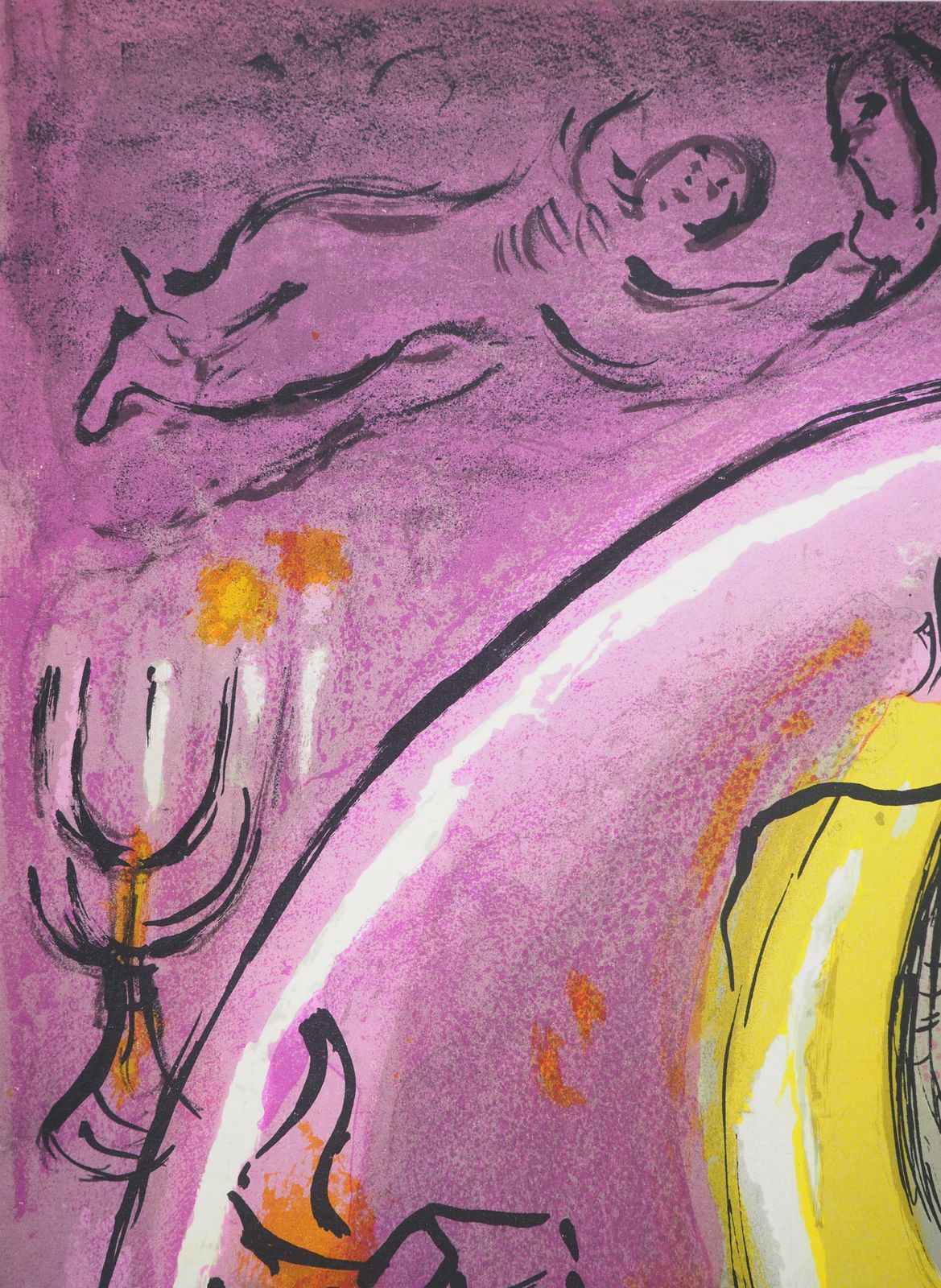 Marc Chagallthe Bible : Salomon's Prayer   Original Lithograph1956 photo for sale