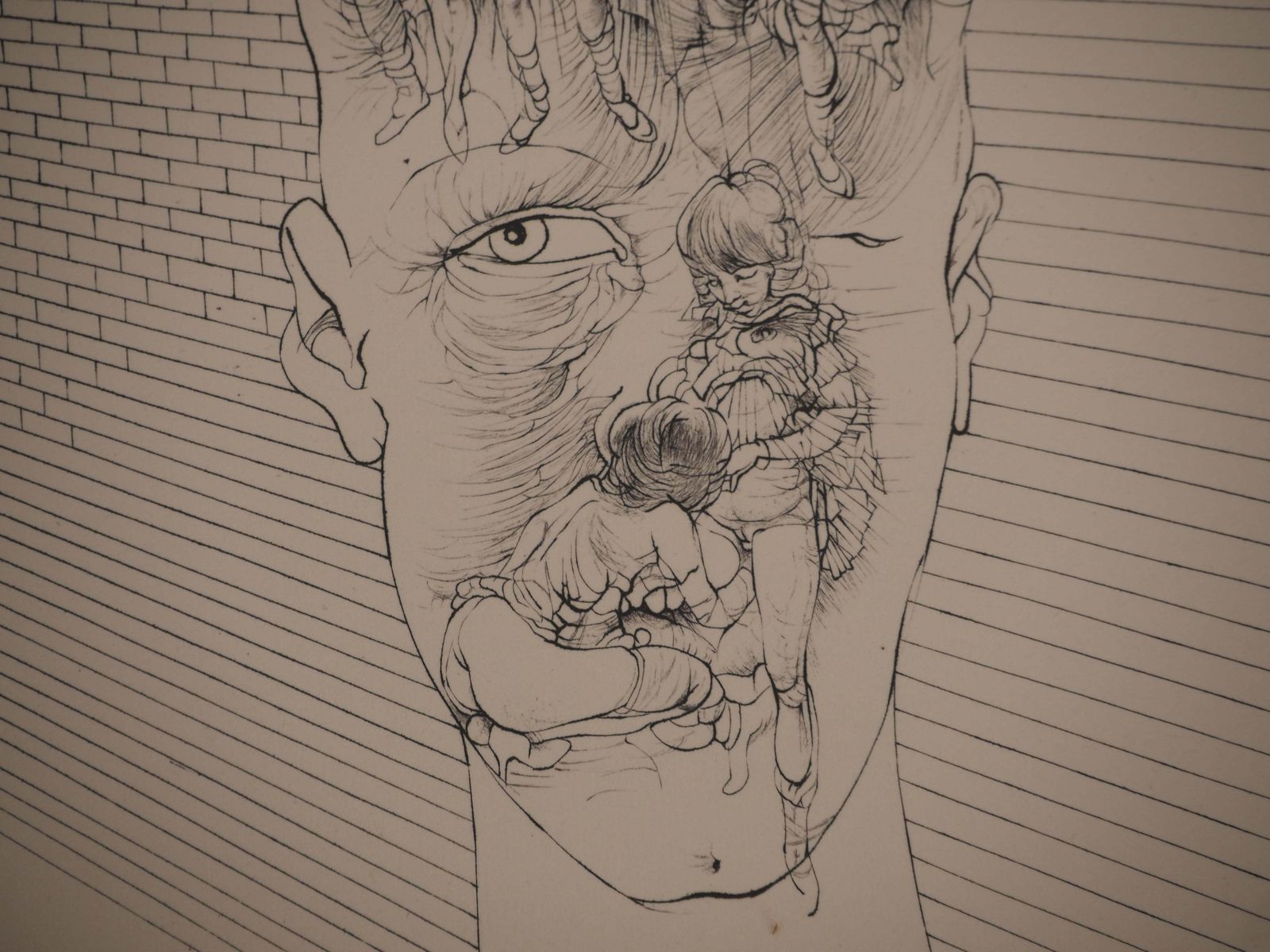 Hans Bellmerblue Eyes And Dolls   Original Handsigned Etching   Limited /99 (Flahutez #89)1971 photo Art