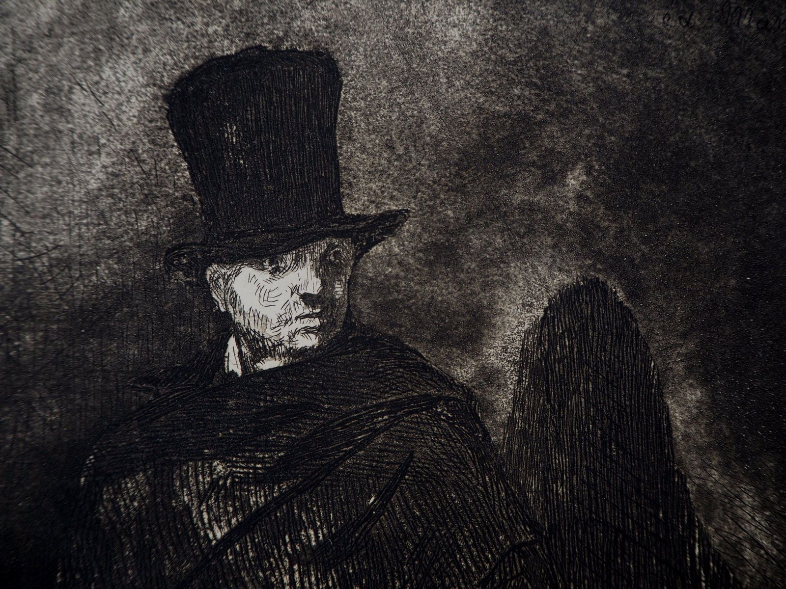 édouard Manetthe Absinthe Drinker   Original Etching (Guerin #9 Fisher #9)1860 photo vinterior