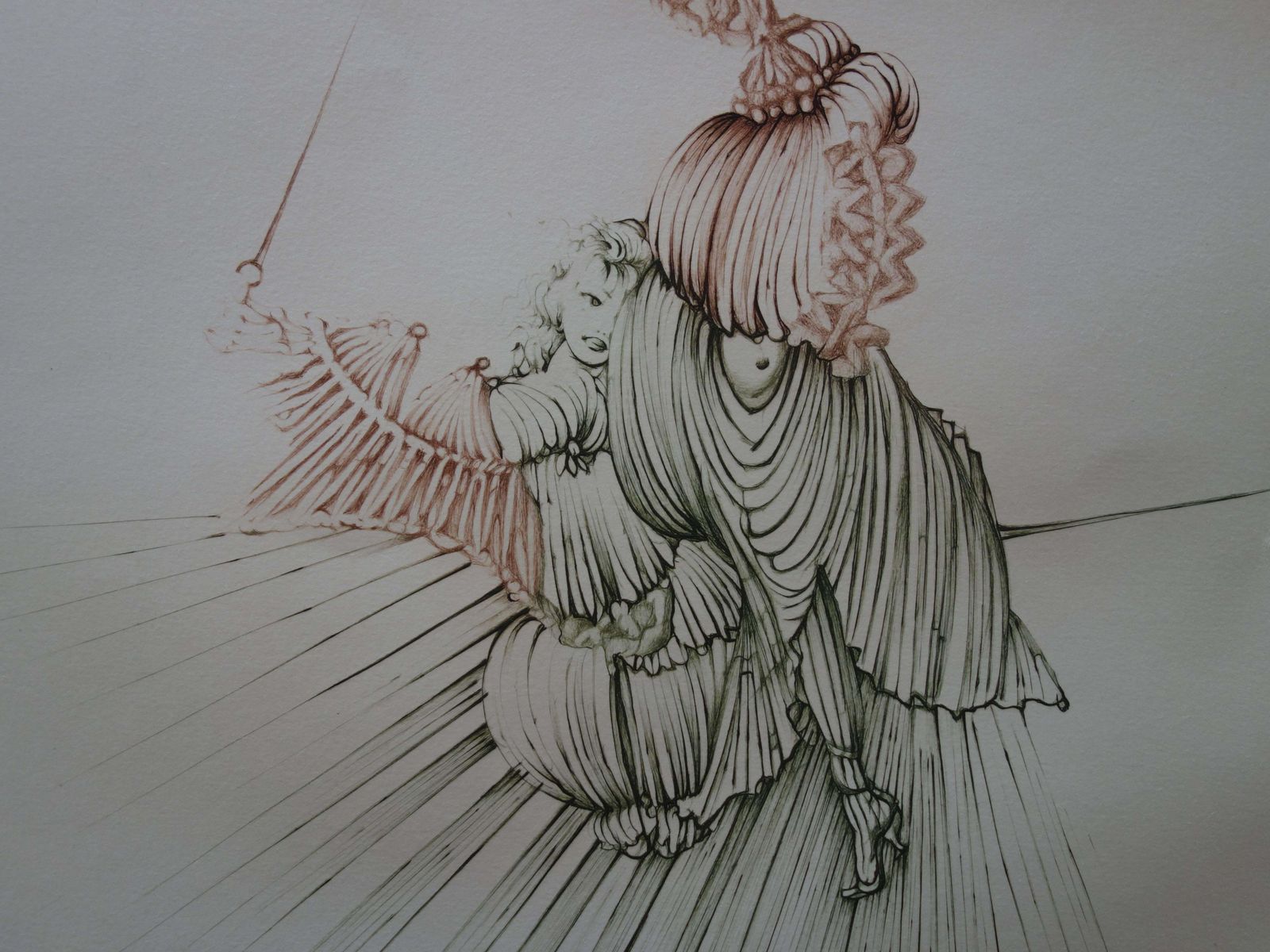 Hans Bellmerunicorn Woman   Original Handsigned Etching   150ex photo buy