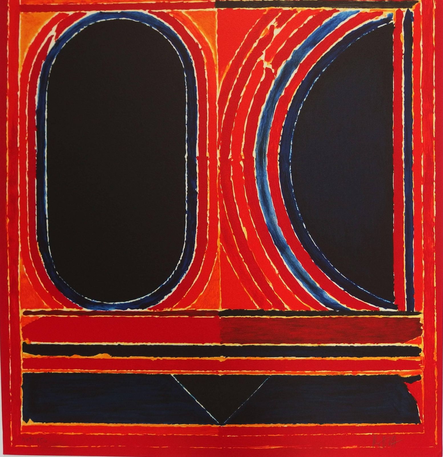 Sayed Haider Razaduality   Original Handsigned Lithograph   150 Copies (India)2008 photo for sale
