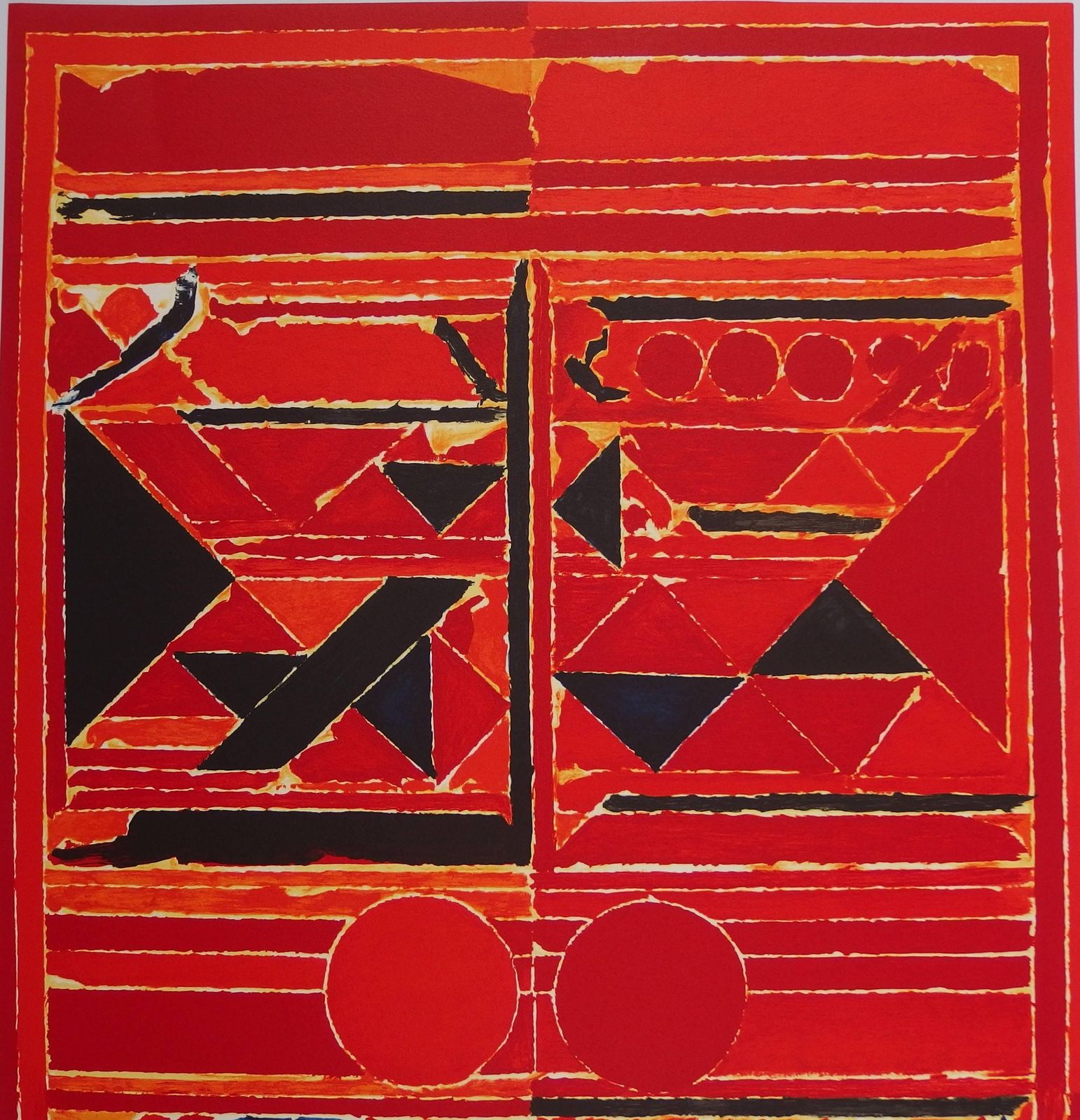 Sayed Haider Razaduality   Original Handsigned Lithograph   150 Copies (India)2008 photo 1020.0