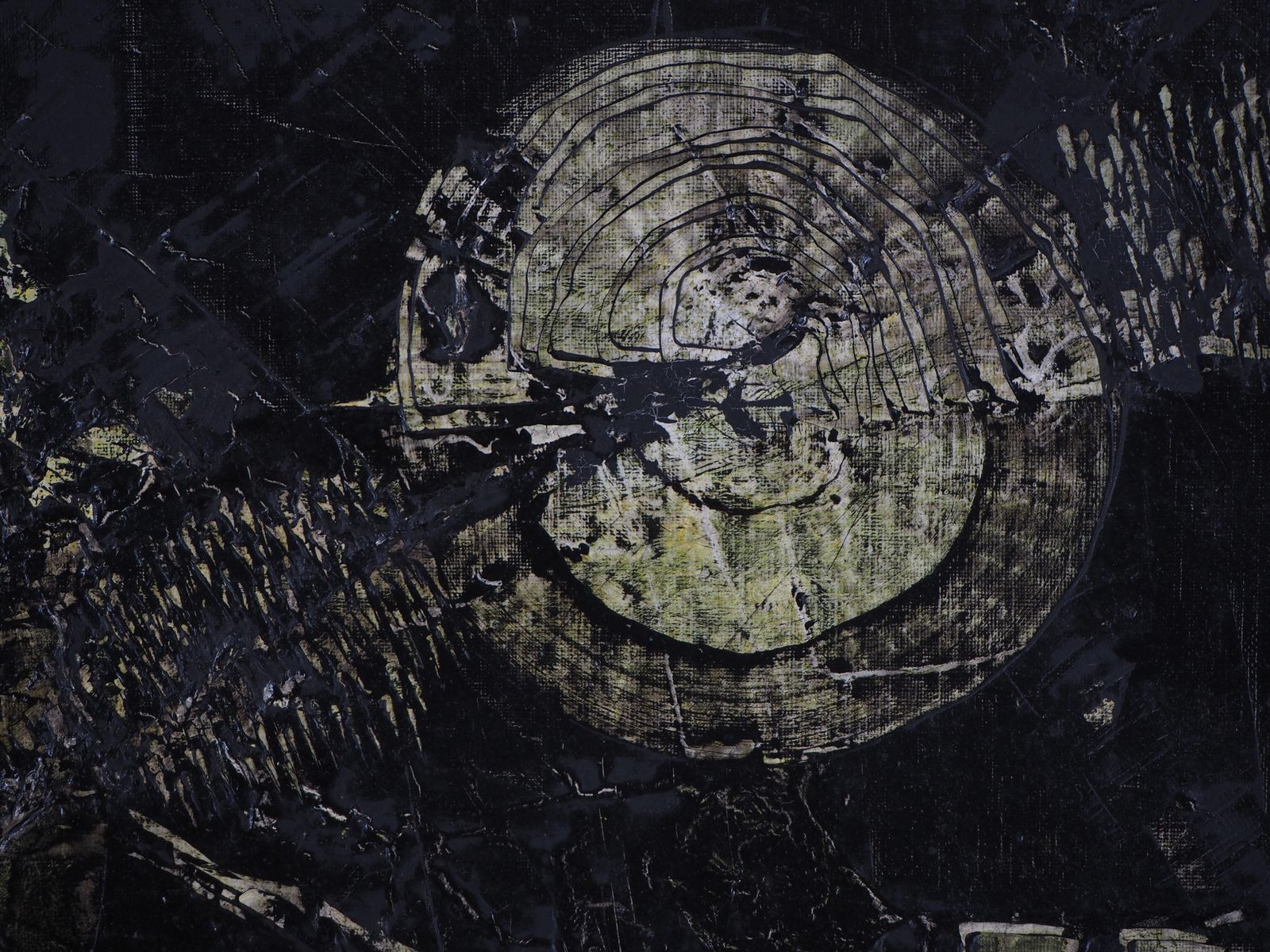 Jean Pierre Vielfaurethe Secret Nothingness   Original Oil On Canvas, Handsigned1962 photo for sale