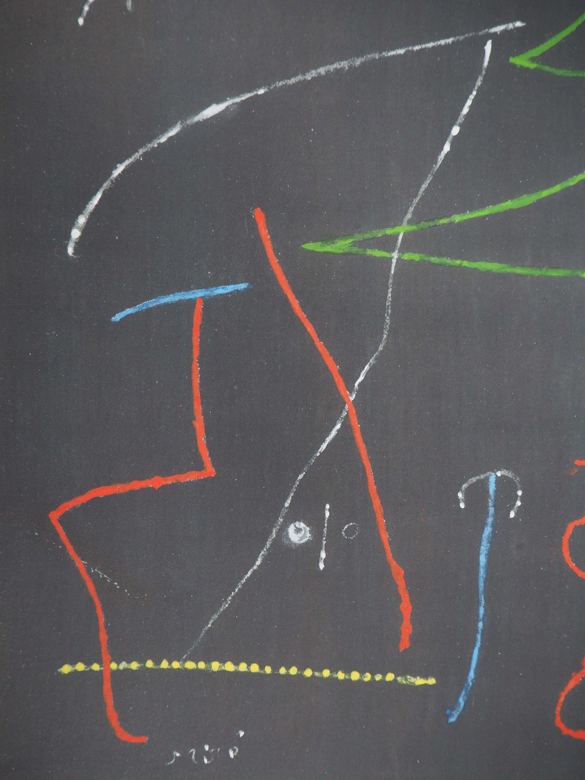 (After) Joan Miróin The Garden Under The Stars   Lithograph And Stencil, 19581958 photo for sale
