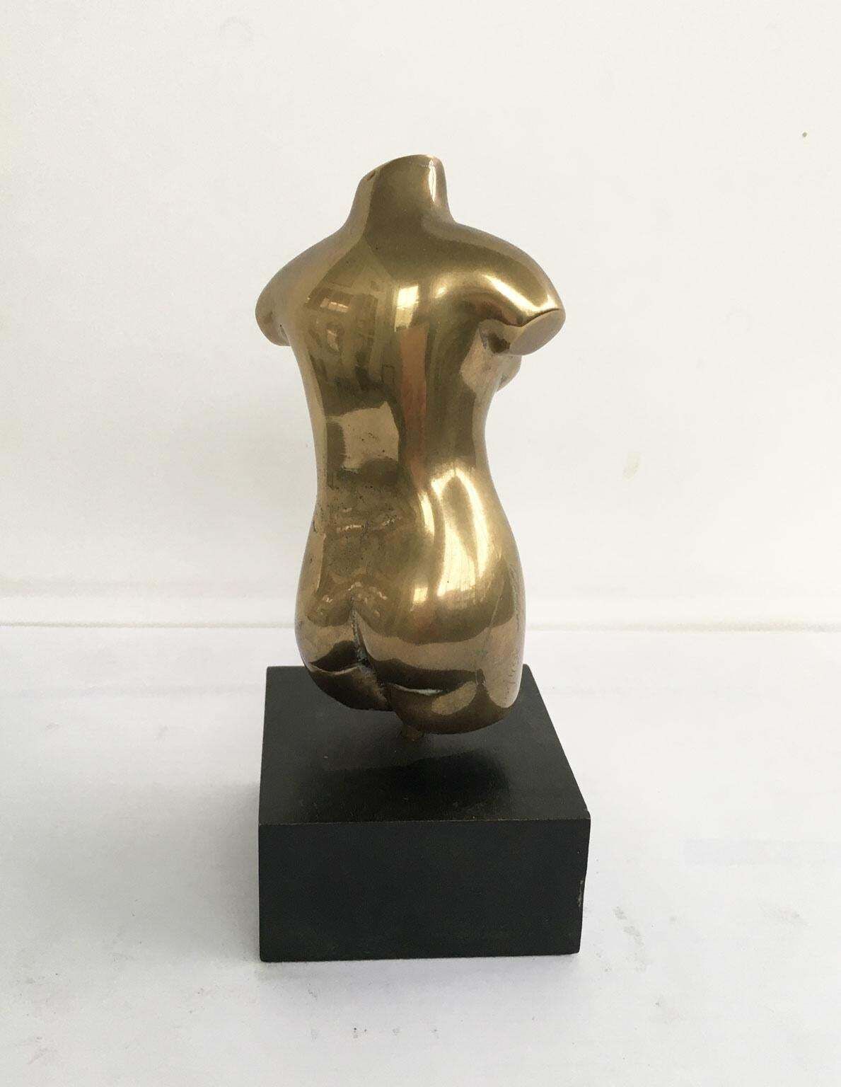 1970 Italy Bronze Abstract Sculpture By Cristiana Isoleri Reperto Fragment photo buy