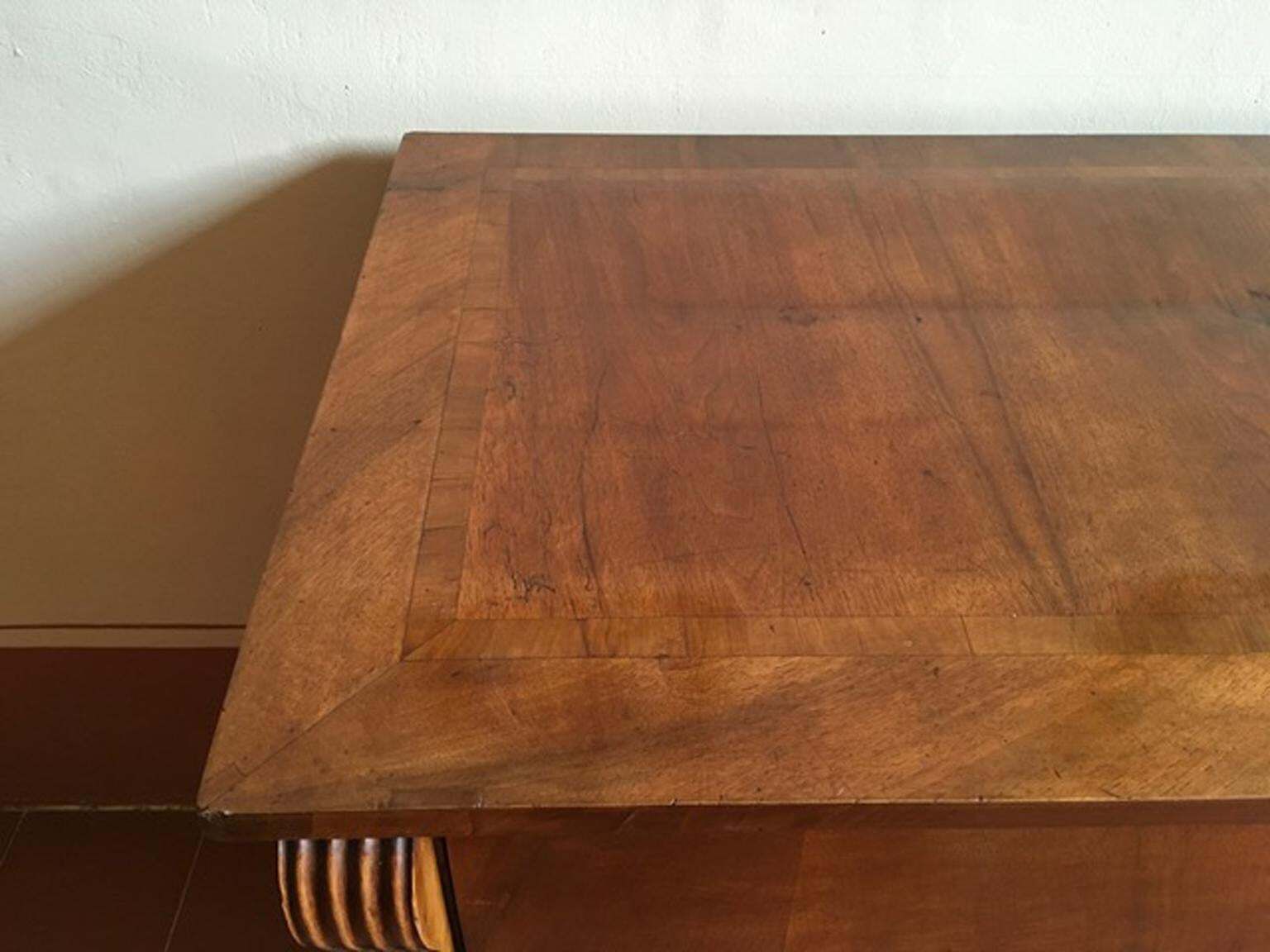 photo buy Italy Early 19th Century Walnut Buffet With Two Doors And Drawer