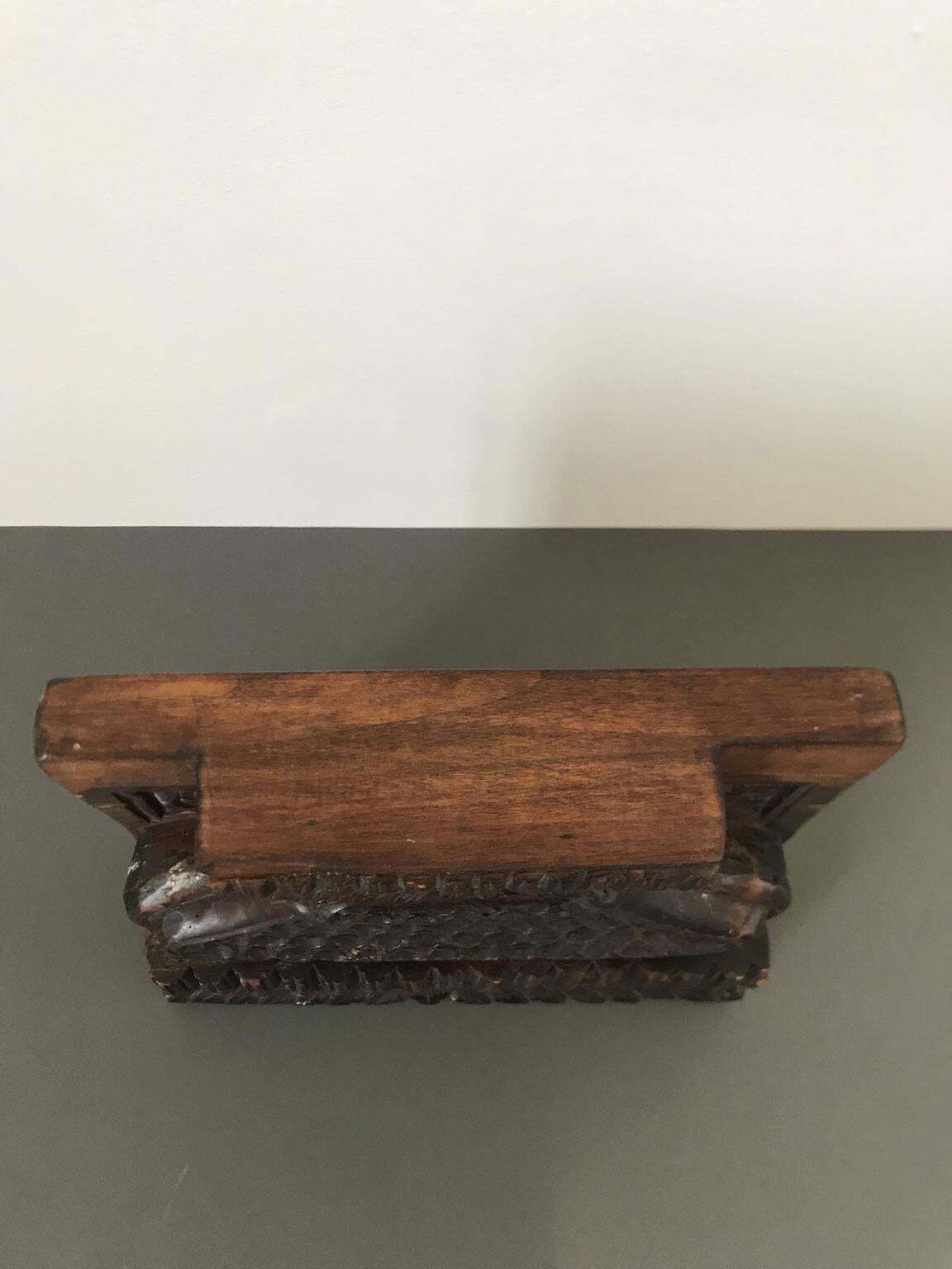 765.0 China Mid 18th Century Wood Hand Carved Architectural Sculpture photo
