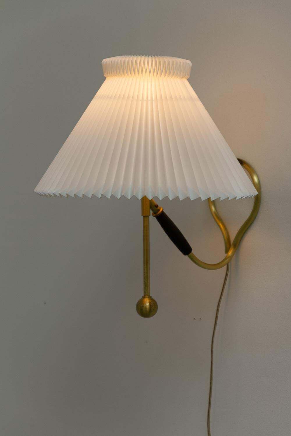 Vintage Danish Table Or Wall Lamp Model 306 By Kaare Klint For Le Klint, 1960s. photo buy