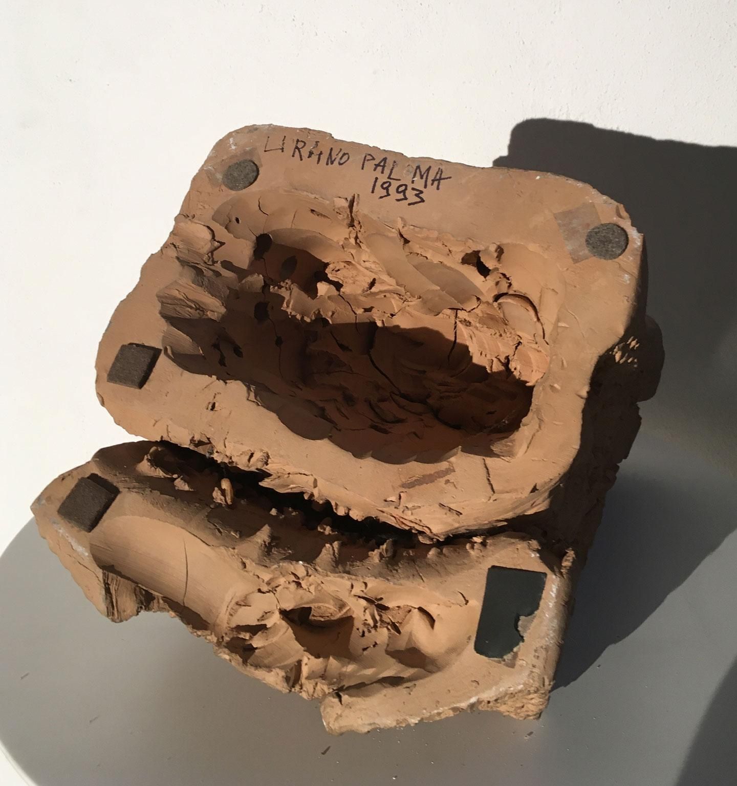 photo buy 1985 Italy Terracotta Abstract Sculpture By Urano Palma Terracotta Throne