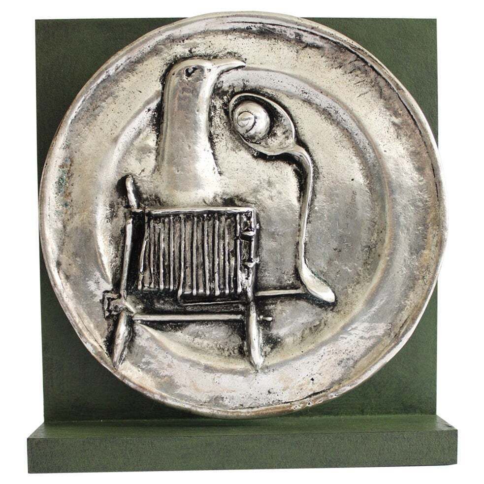 Italy 1980 Post Modern Abstract Bronze Sculpture By Novello Finotti