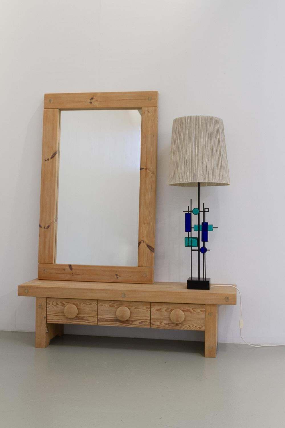 Danish Modern Tall Table Lamp Iron And Glass By Svend Aage Holm Sørensen, 1970s. photo furniture