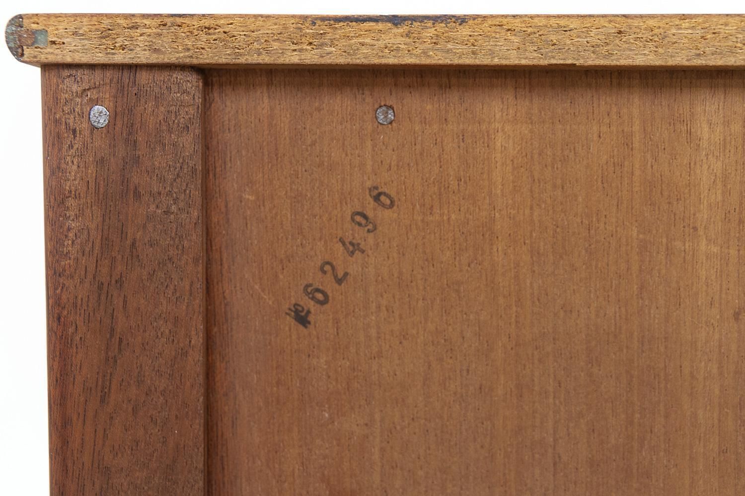 Furniture Danish Mid Century Modern Rosewood Bow Front Corner Cabinet, 1950s. photo
