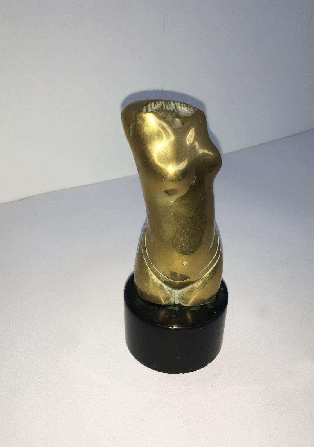 1980 Italy Post Modern Bronze Abstract Sculpture By Alfredo Cifani Title Eos photo Art