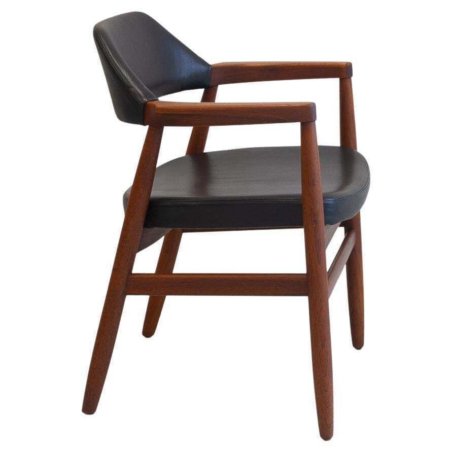 Danish Modern Teak Armchair By Tove & Edvard Kindt Larsen, 1950s.