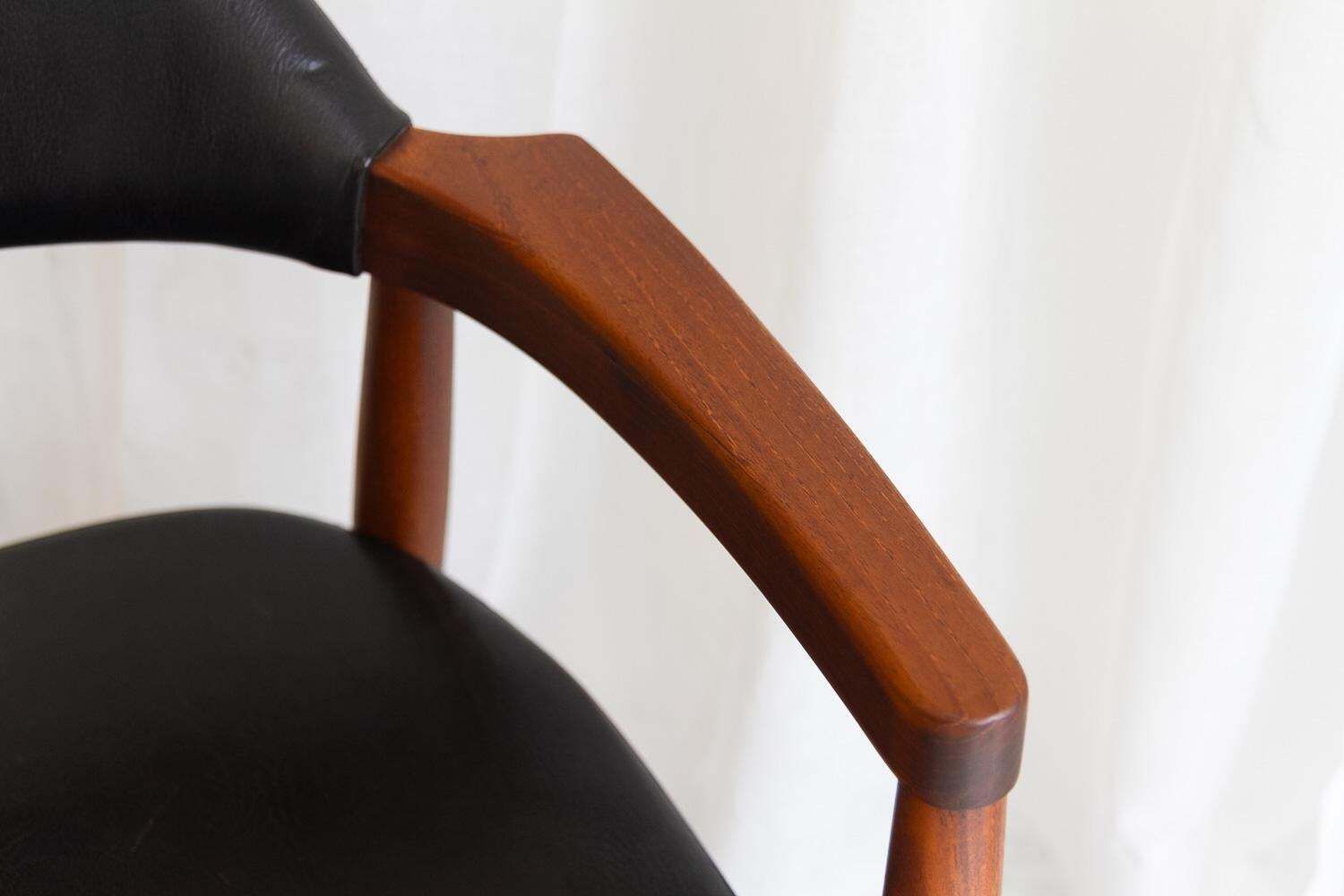 Danish Modern Teak Armchair By Tove & Edvard Kindt Larsen, 1950s. photo 591.0