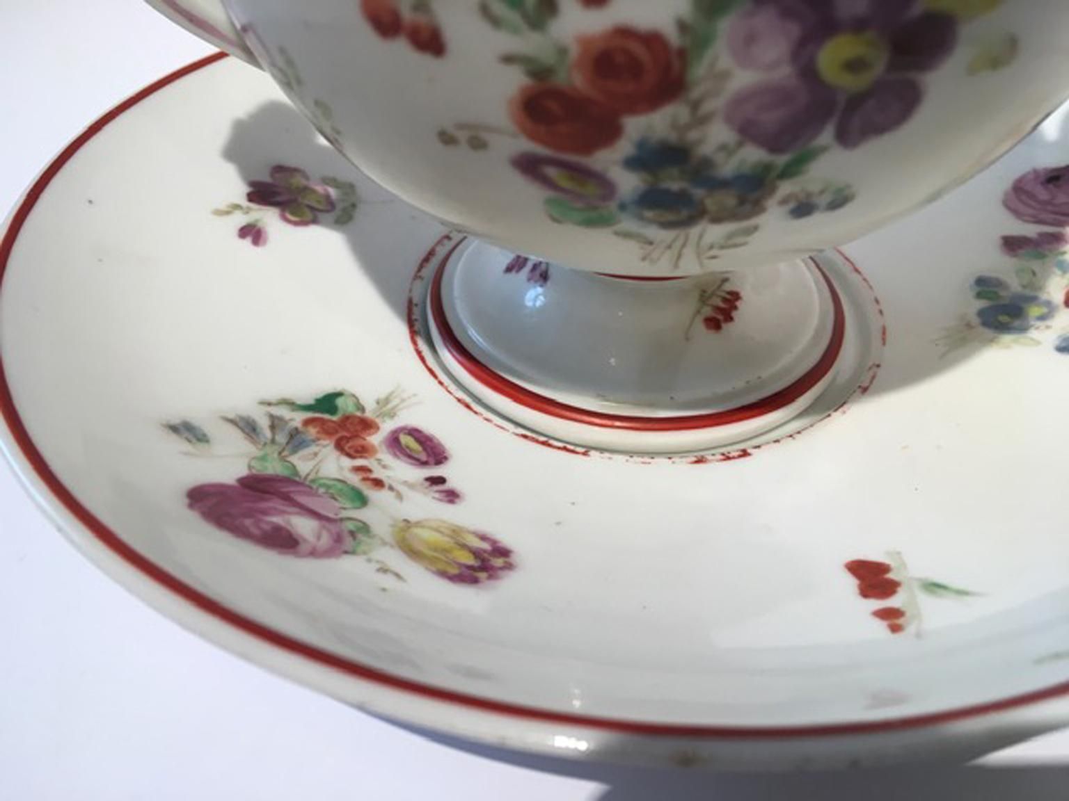 Italy 18th Century Richard Ginori Porcelain Sugar Bowl With Cover photo buy