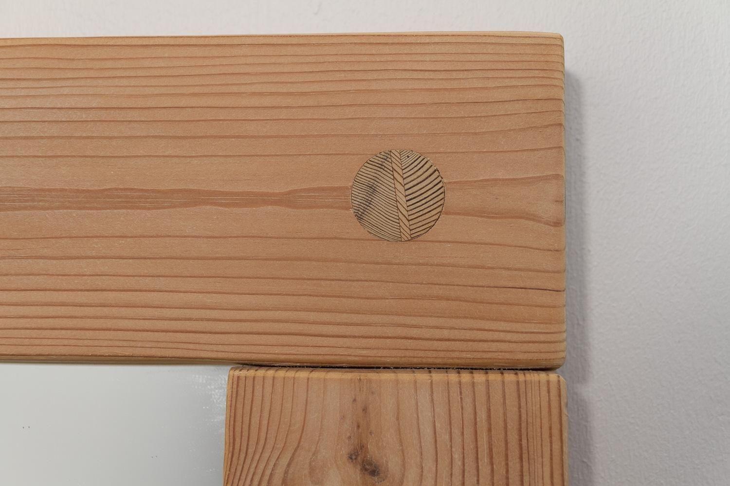 Swedish Modern Pine Bench And Mirror By Ruben Ward For Fröseke, 1970s. photo Furniture