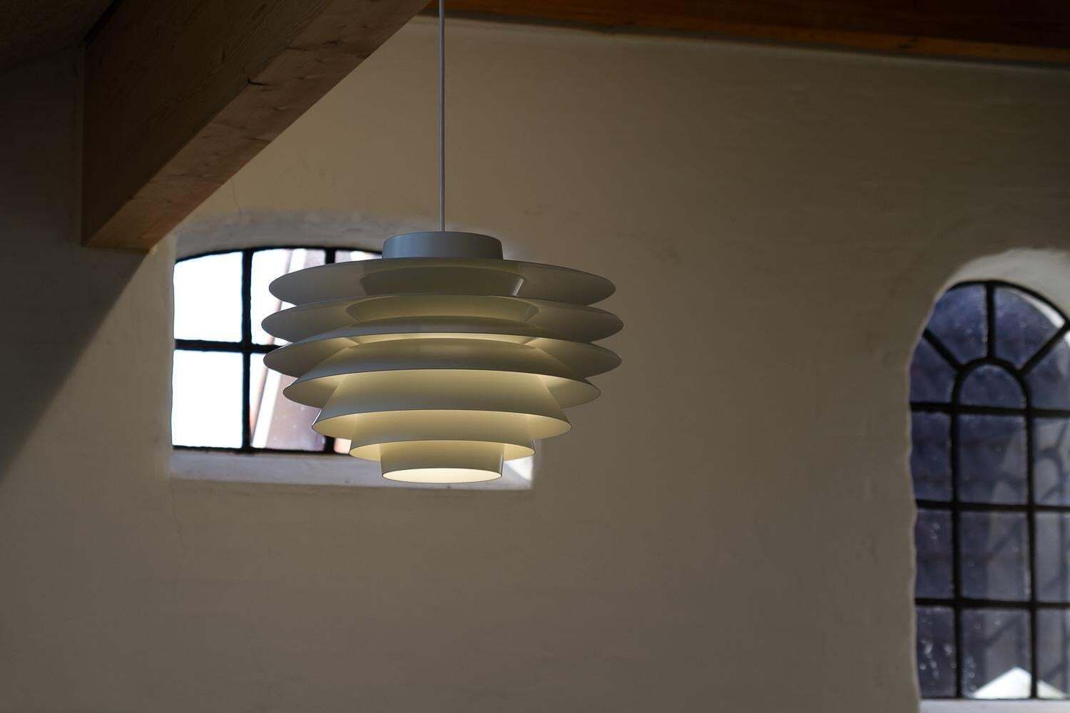 807.0 Vintage Scandinavian Modern Ceiling Pendant Verona 485 By Sven Middelboe, 1990s photo