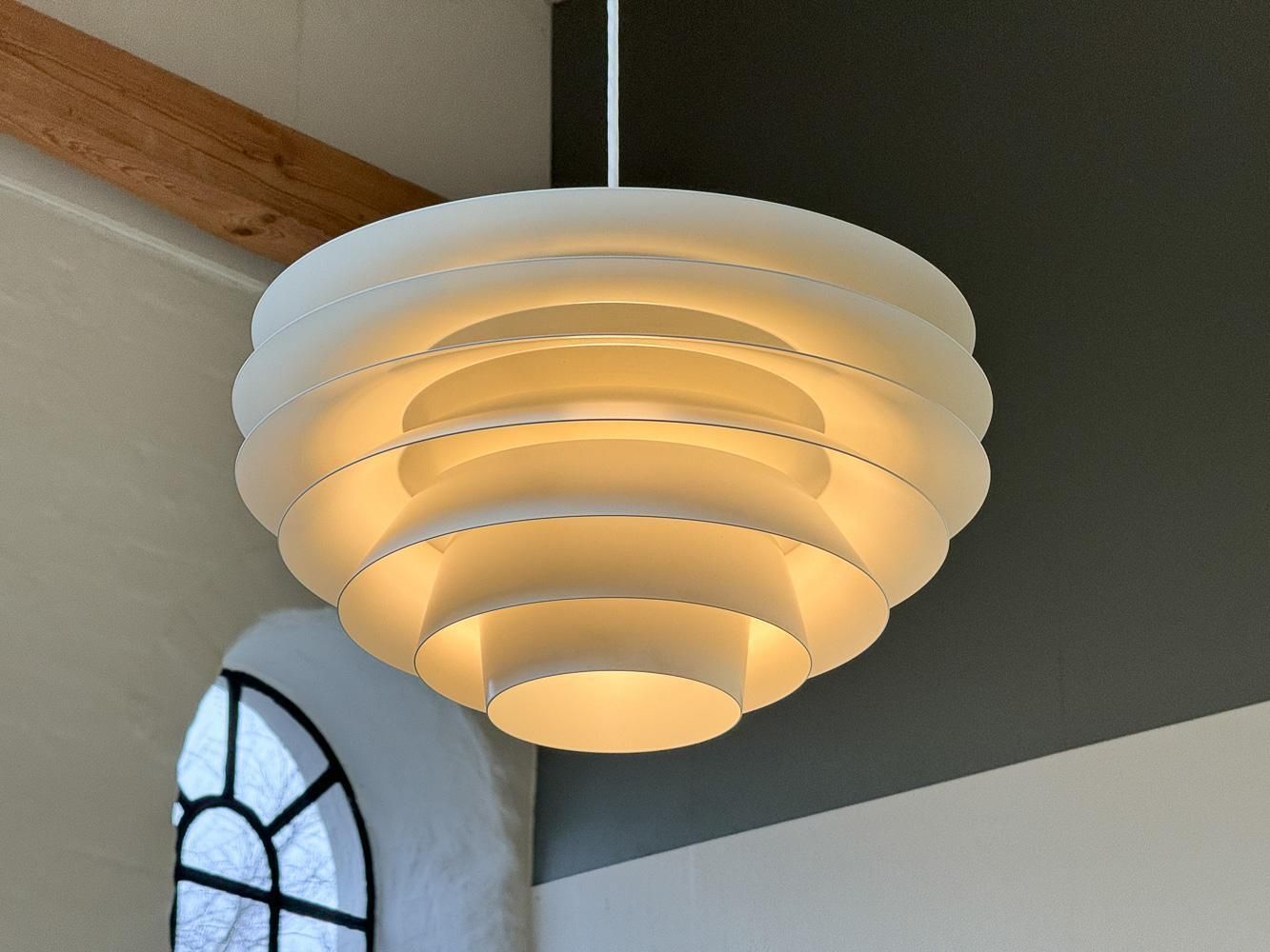 photo vintage Vintage Scandinavian Modern Ceiling Pendant Verona 485 By Sven Middelboe, 1990s