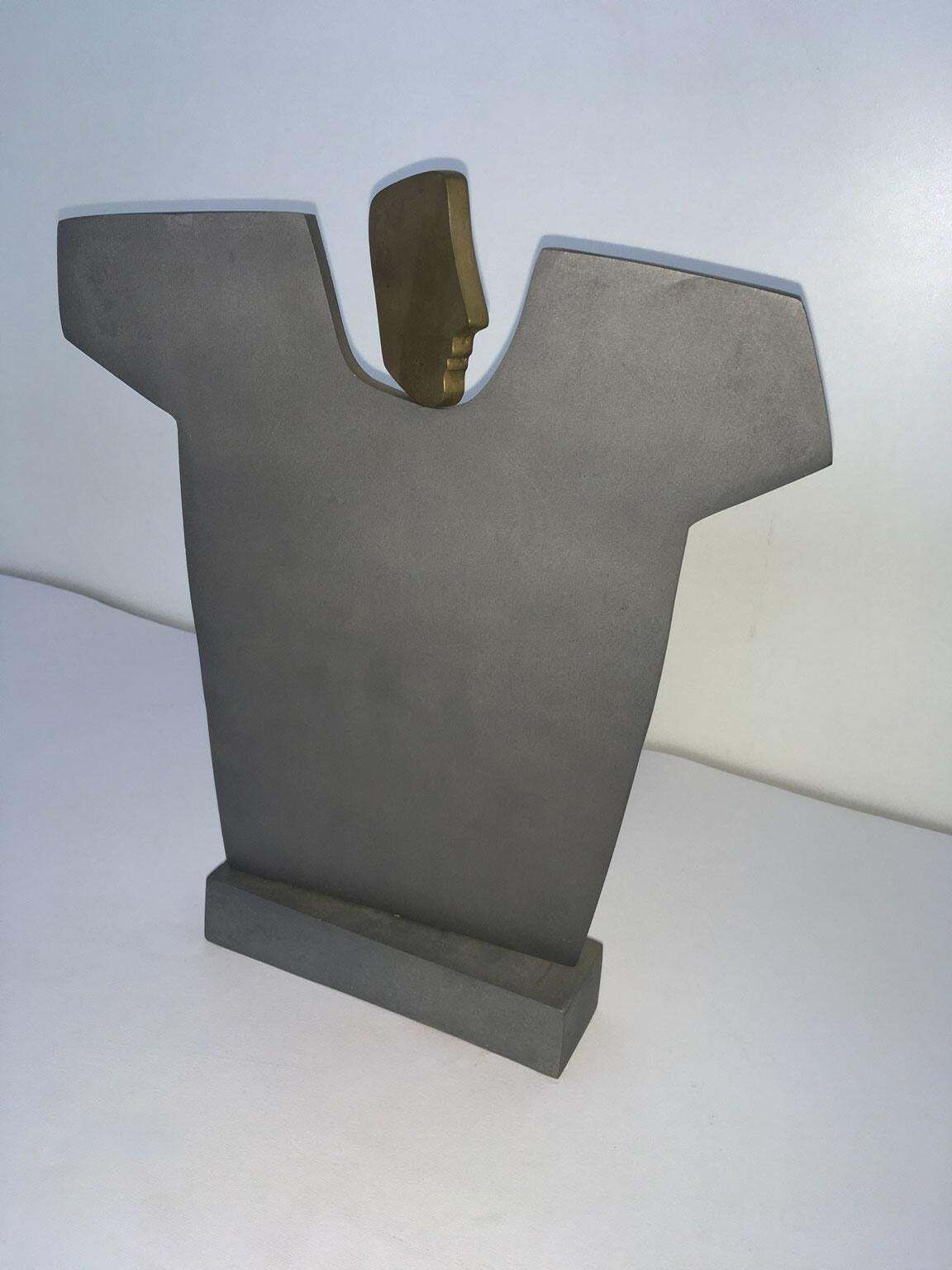 1980  Italy Bronze Abstract Sculpture Ottorino Tonelli Romeo photo buy
