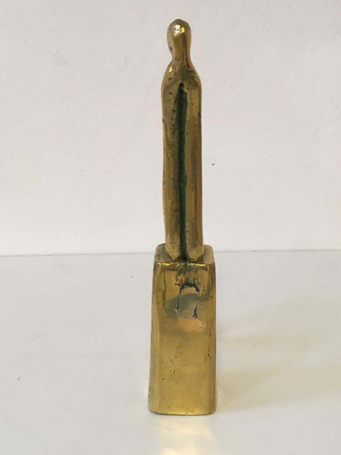 1985 Italy Post Modern Abstract Bronze Sculpture By Annie Lambert photo vinterior